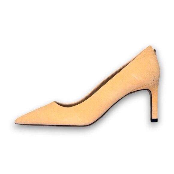 BOSS Janet Pump 70 Women's Peach Suede Heels US 7 (EU 37) MSRP $230 - Picture 2 of 4